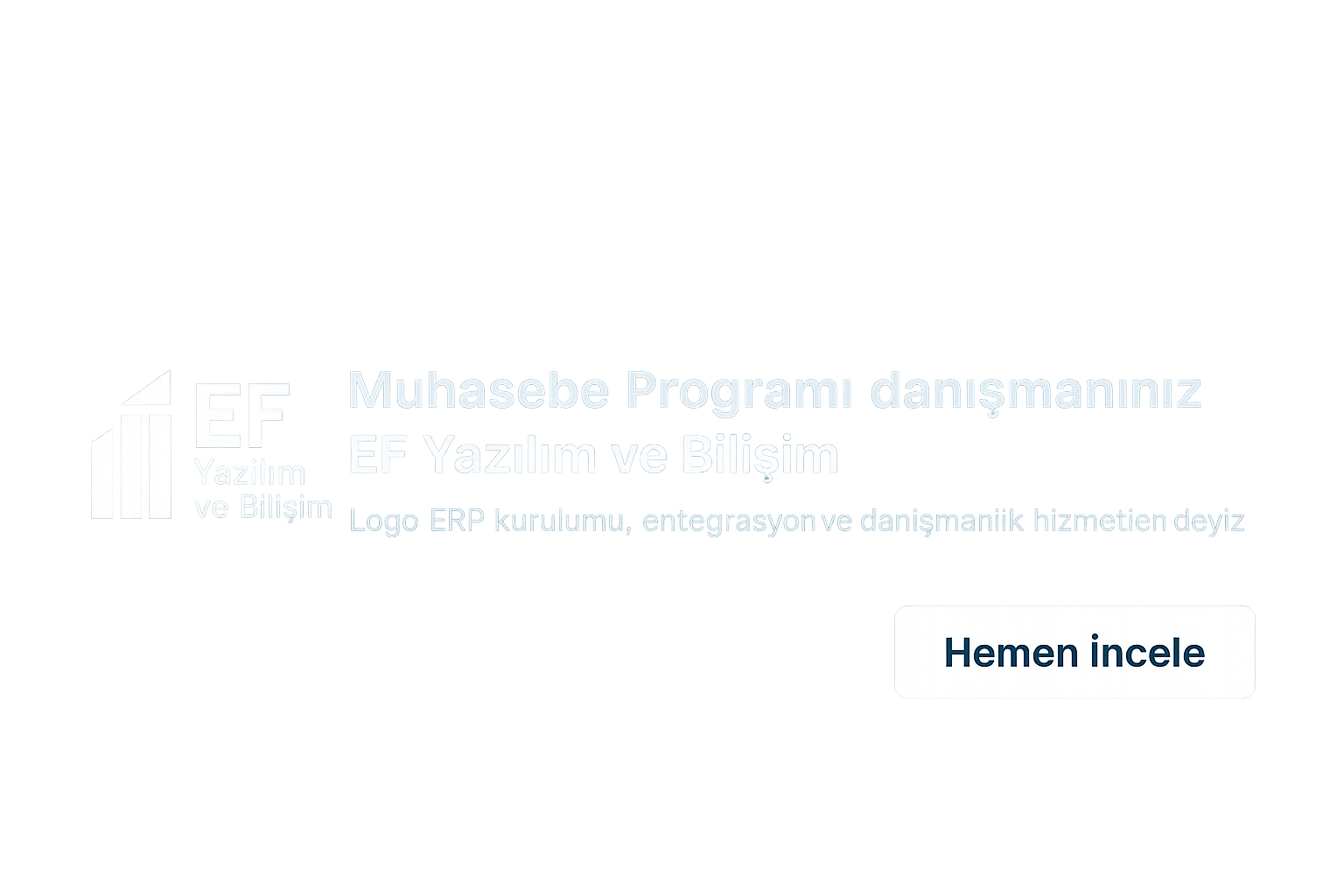 EF Yazılım Logo